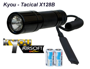 Kyou - Torche X128B avec interrupteur d�port�