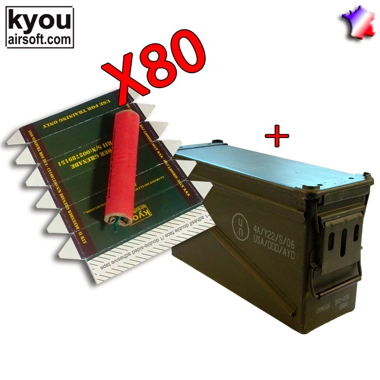 80 grenades R2 (model kit) with Ammo box n°5