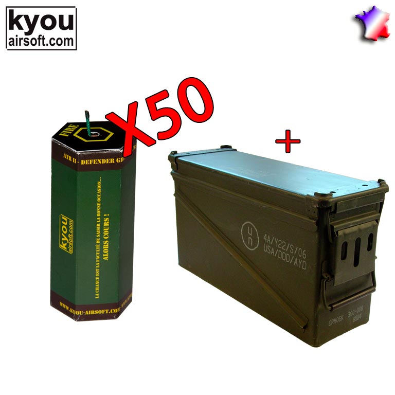 50 grenades R2 (assembly) with Ammo box n°5