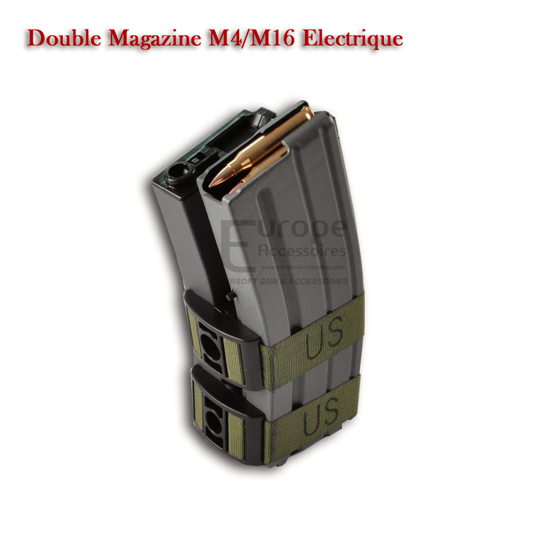 M4/M16 Double Mag Electronic With battery holder 700bbs