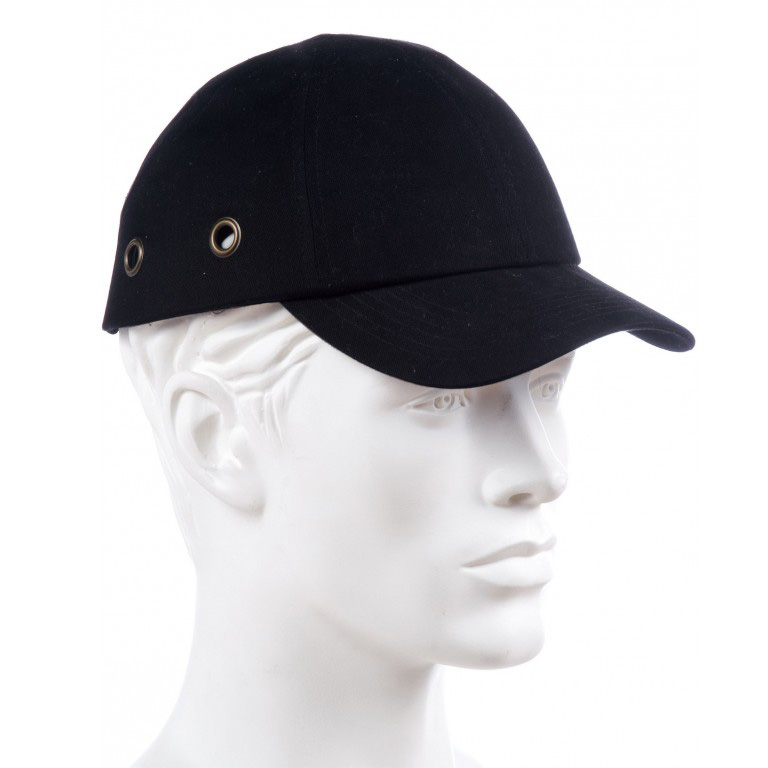 Casquette avec coque de protection - noir