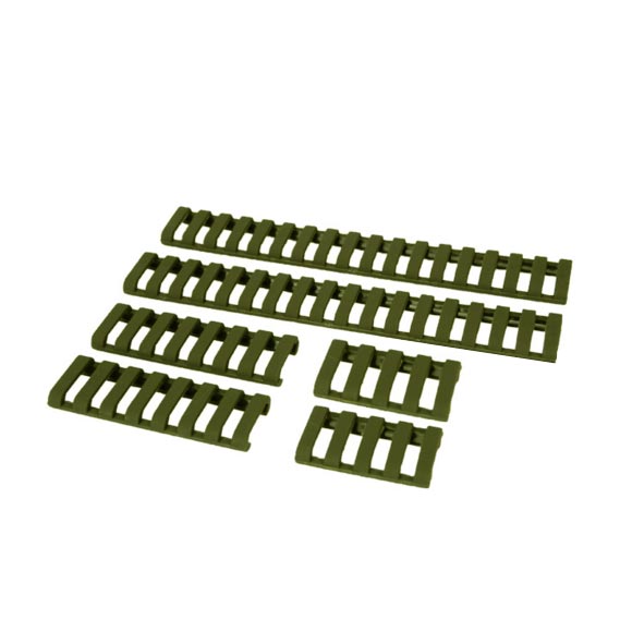 Rail cover - Rubber - FG - (4 piece set)