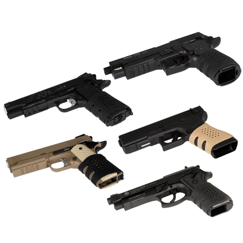 Rubber grip for hand-gun - BK
