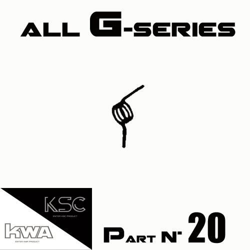 KWA / KSC - Reset block spring G17-G18C-G19-G23F-G26C-G34