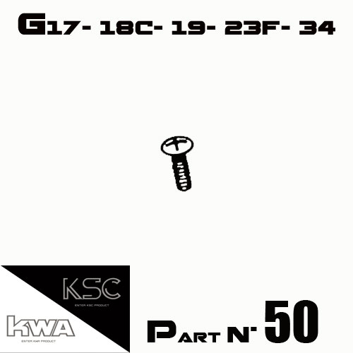 KWA / KSC - Base screw G17-G18C-G19-G23F-G34