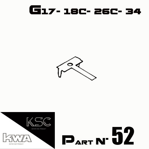 KWA / KSC - Disassembly lever spring G17-G18C-G26C-G34