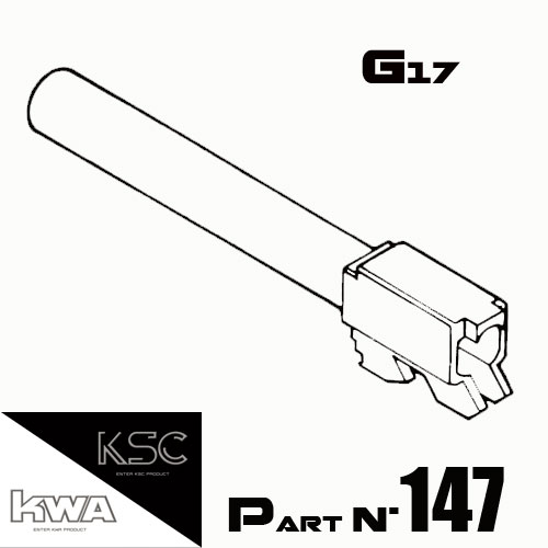 KWA / KSC - Outer barrel G17