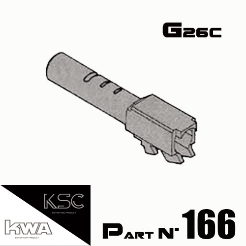 KWA / KSC - Outer barrel G26C (ABS)