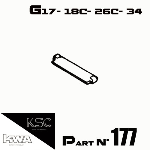 KWA / KSC - identity plate G17-G18C-G26C-G34