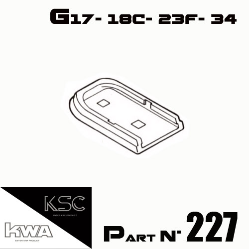 KWA / KSC - Magasin base plate G17-G18C-G23F-G34