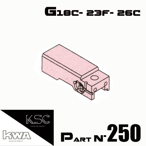KWA / KSC - Gas chamber block G18C-G23F-G26C