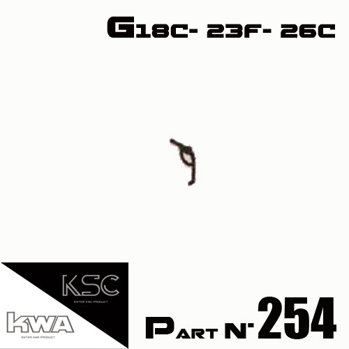 KWA / KSC - Spring n°254 G18C-G23F-G26C