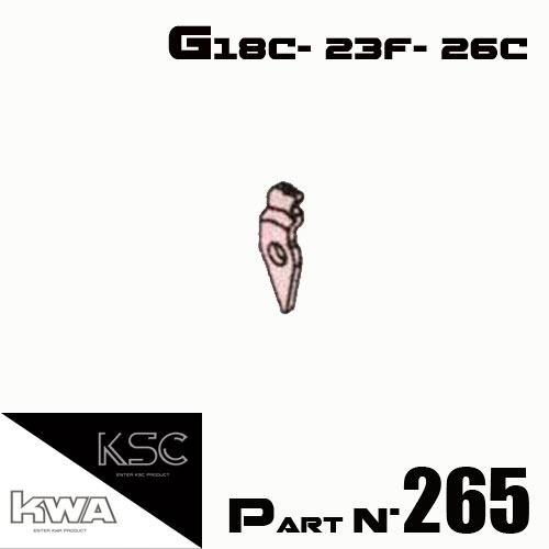 KWA / KSC - Part n°262 G18C-G23F-G26C