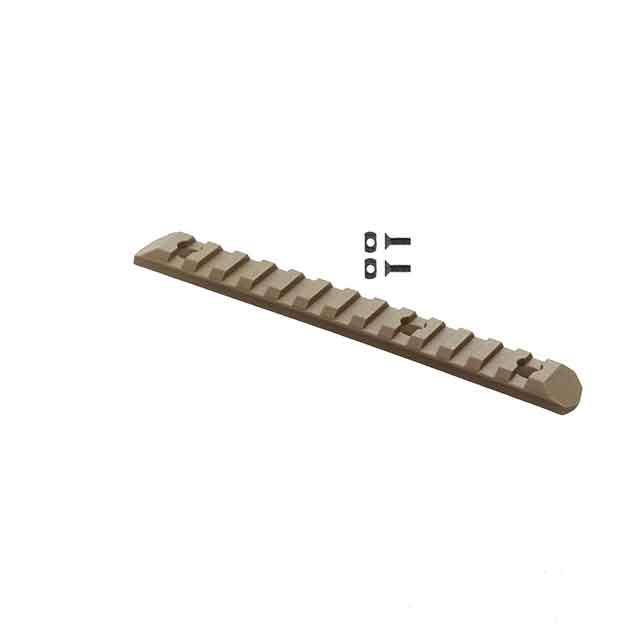 Rail weaver Key-mod/M-lok. 155mm - TAN