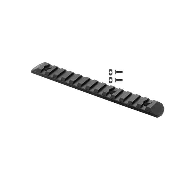 Rail weaver Key-mod/M-lok. 155mm - Black