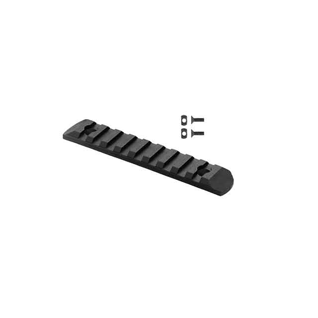 Rail weaver Key-mod/M-lok. 115mm - Black