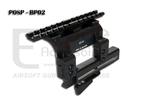 POSP - Support optique lateral avec rail weaver pour AK