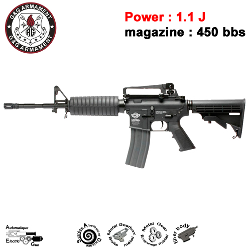 GG - CM16 Carbine - EGC-16P-CAR-BNB-NCM - BK - 1.1J