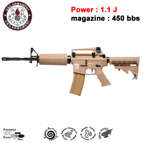 GG - CM16 Carbine - EGC-16P-CAR-BNB-NCM - TAN - 1.1J