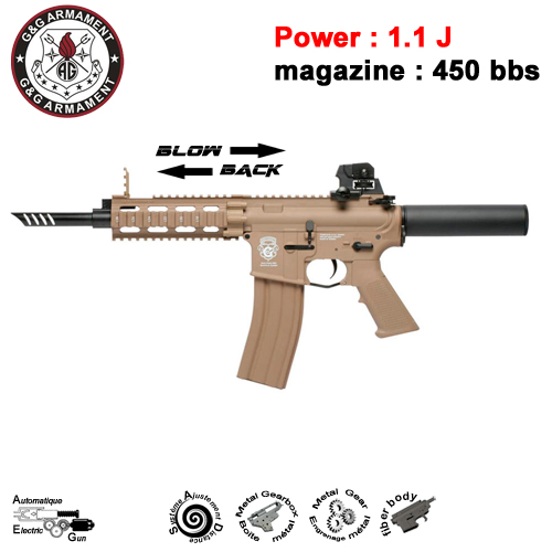 GG - GR16 CQW WASP Plastic BlowBack - EGR-16P-WSP-DBB-NCM - TAN - 1.1J