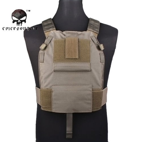 EMERSON - EM7440J LBT6094A Plate Carrier w 3 Pouches Coyote Brown