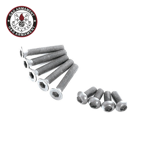 GG - Gearbox Screw Set for Ver. II (Stainless Steel) / G-10-083