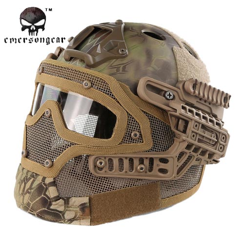 EMERSON - EM9197F G4 PJ Helmet + Full Mask Goggles MR