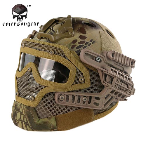 EMERSON - EM9197H G4 PJ Helmet + Full Mask Goggles HLD