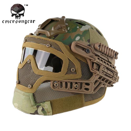 EMERSON - EM9197K G4 PJ Helmet + Full Mask Goggles MC
