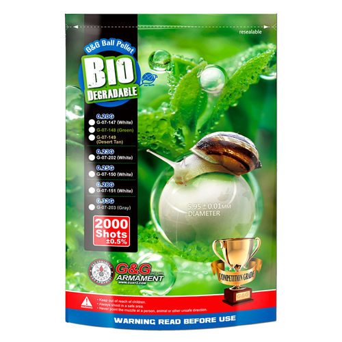 GG - Bio BB 0.20g / 2000R (White) / G-07-147