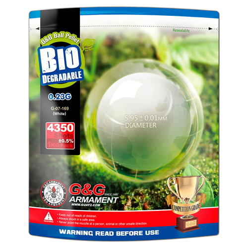 GG - Bio BB 0.23g / 1KG Aluminum Foil (White) / G-07-169