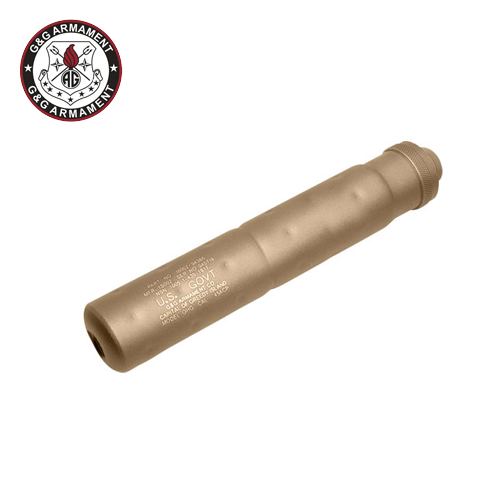 GG - SOCOM Sound Suppressor-L Desert Tan (14mm CCW) / G-01-004-1