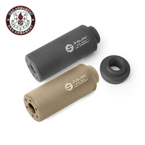 GG - SS-80 Sound Suppressor Black (14mm CW/CCW) / G-01-016