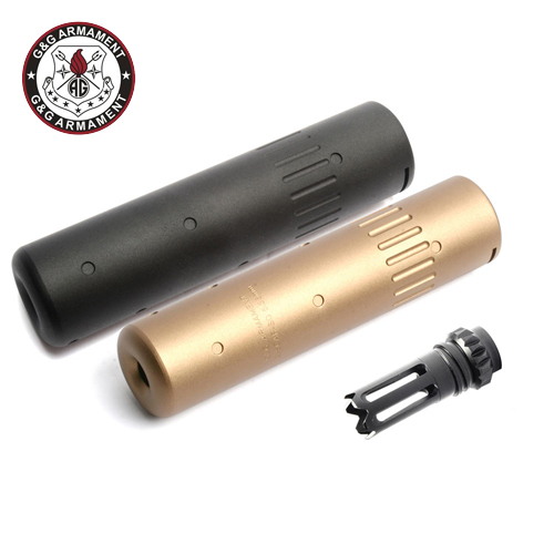 GG - SCAR Sound Suppressor + Flash Supressor Black (14mm CCW) G-01-021