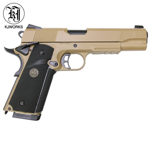 KJWORKS - K1911 M.E.U. (KP-07) Hi-Capa Gas BlowBack Tan