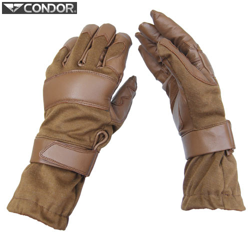 Condor CONDOR 15252-498 Gants Tactiles Tactique Knuckles Rembourrés Coyote Brown 