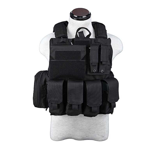 PANTAC - VT-C200-BK-S Releaseable Molle Armor Maritime Version, S, BK