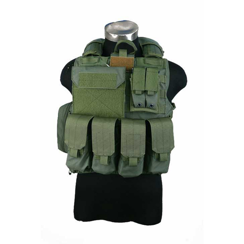 PANTAC - VT-C200-OD-M Releaseable Molle Armor Maritime Version, M, OD