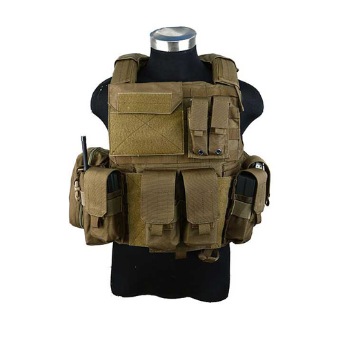 PANTAC - VT-C500-CB-M Releaseable Molle Armor Land Version, M, CB