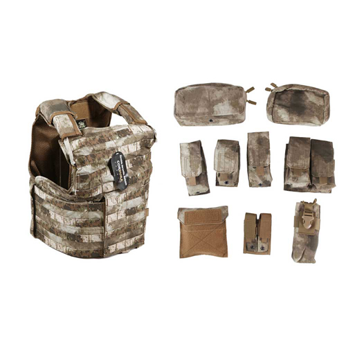 PANTAC - VT-S500-AT-S Releaseable Molle Armor Land Version,S, A-TACS AU