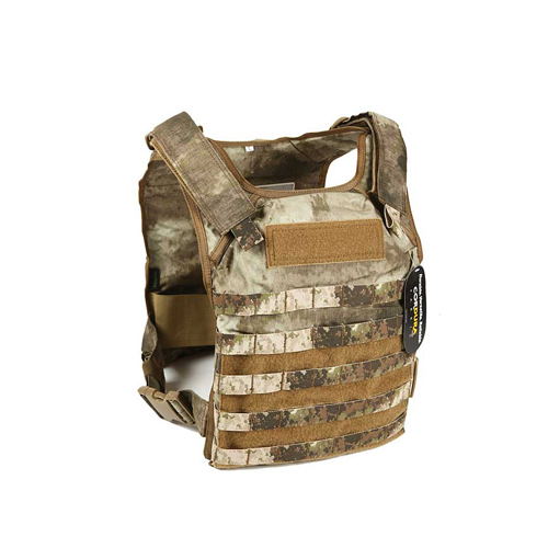 PANTAC - VT-S928-AT-M Molle Tactical Plate Carrier, M, A-TACS AU