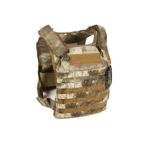 PANTAC - VT-S928-AT-L Molle Tactical Plate Carrier, L, A-TACS AU