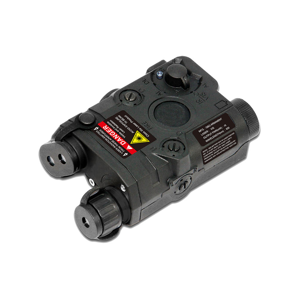 GG - BATTERY BOX With LASER POINTER - BLACK (G-12-027)