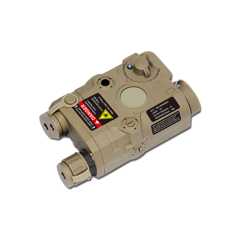 GG - BATTERY BOX With LASER POINTER - TAN (G-12-027-1)