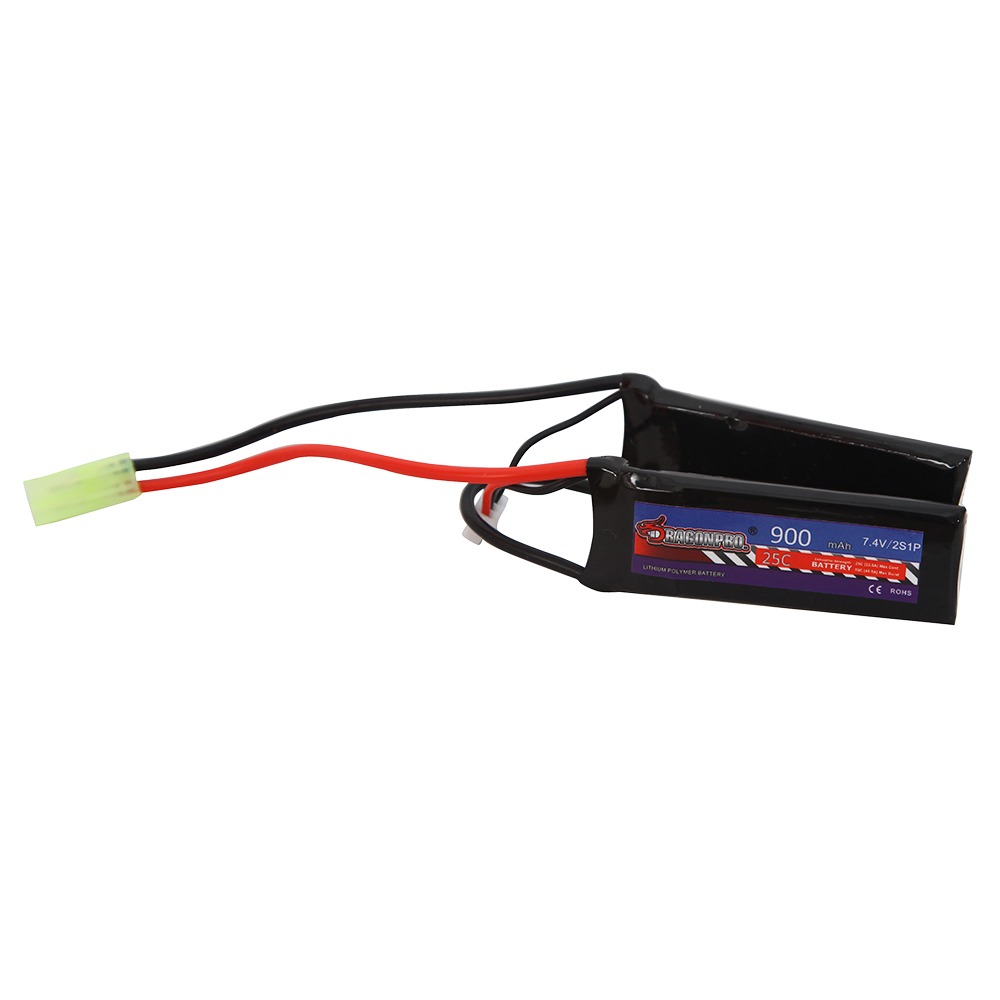 Dragonpro -DP-L7-012 7.4V 900mAh 25C LiPO (1+1) 71x24x6.5mm