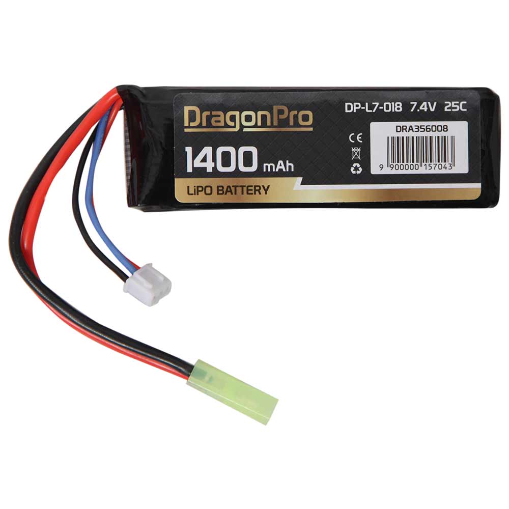 Dragonpro -DP-L7-018 7.4V 1400mAh 25C LiPO 94x31x13mm