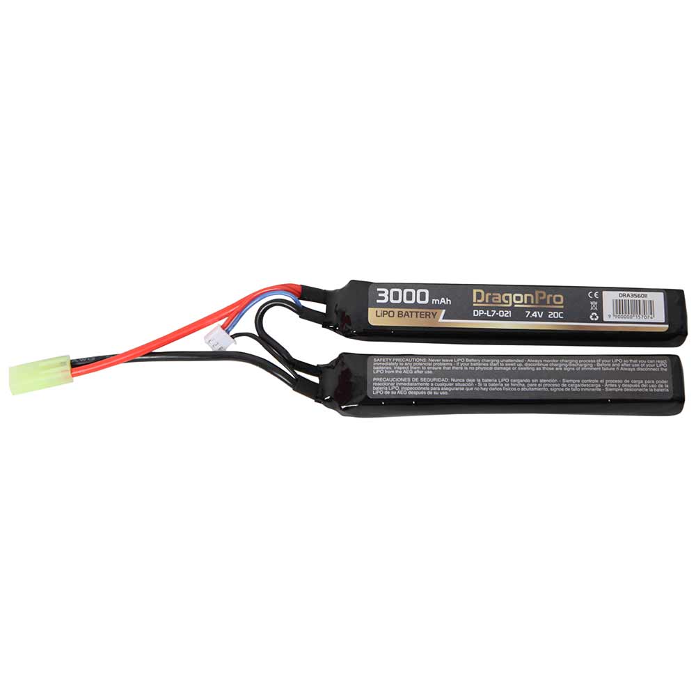 Dragonpro -DP-L7-021 7.4V 3000mAh 20C LiPO (1+1) 128x21x17.5mm