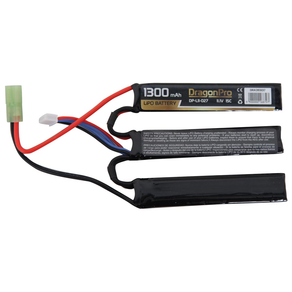 Dragonpro -DP-L11-027 11.1V 1300mAh 15C LiPO (1+1+1) 95x20x7mm