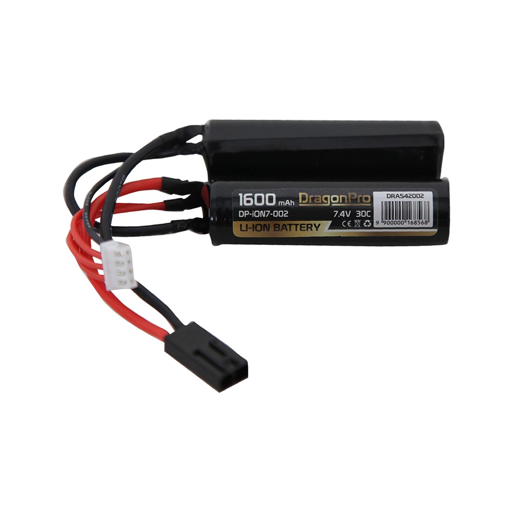 Dragonpro - DP-iON7-002 7.4V 1600mAh 30C Li-ion Battery (1+1) 67x20mm