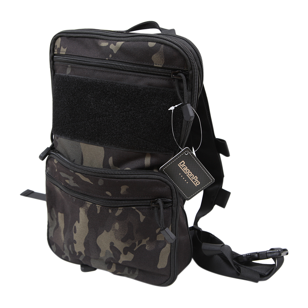 Dragonpro - Sac à dos extensible tactique -MC BK